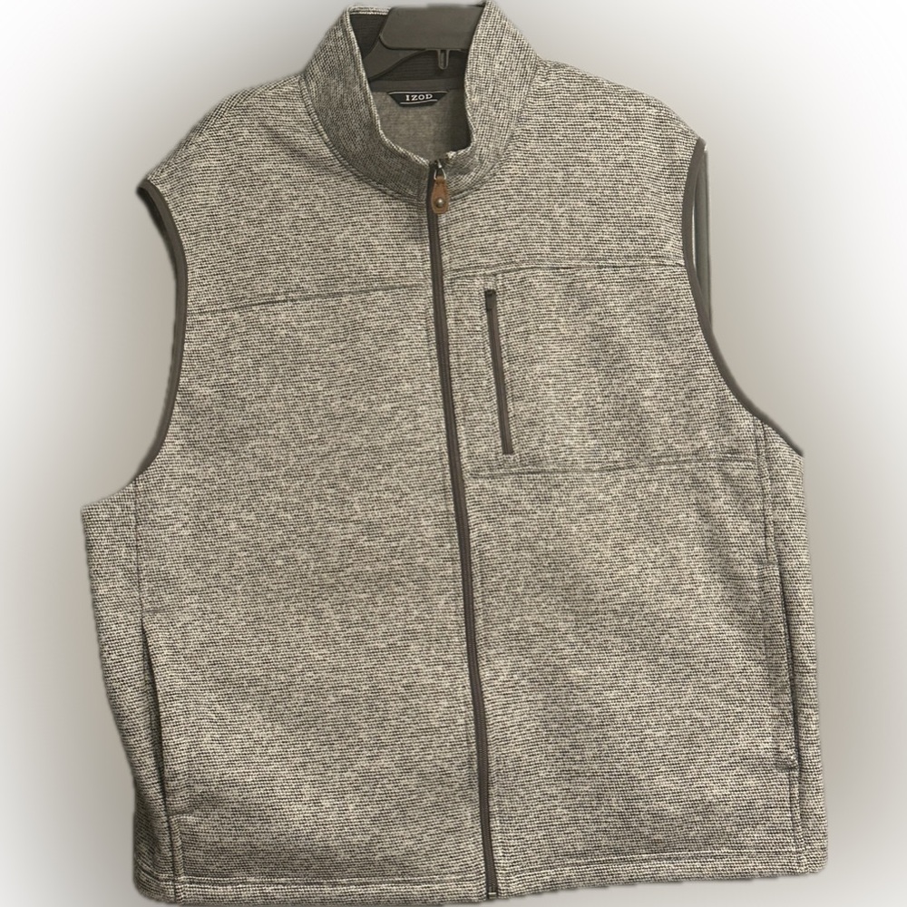 IZOD Vest - Men's Heather Gray  - 2XL - GUC